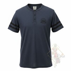 Men's Vans Henley Logo Shirt - Large